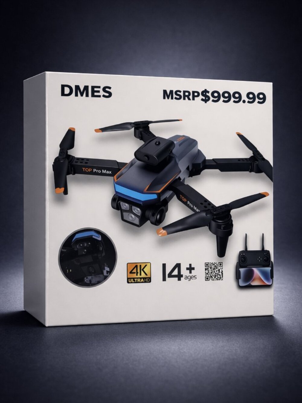 DMES P19 Pro Drone – Intelligent Obstacle Avoidance | Brand New